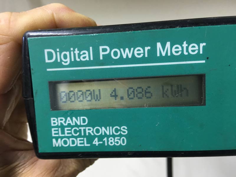 A Digital Power Meter showing a little over 4 kWh of non-solar energy used the first 400 miles representing 25% of total energy. So 75% of the energy for Sunride is solar power!