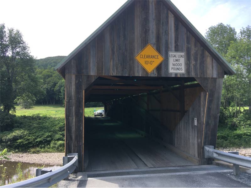 Covered bridge in Vermont